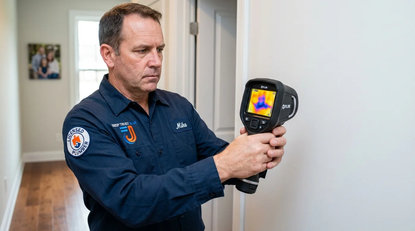 Thermal imaging leak detection by Johns Plumbing LLC in Chicago Heights